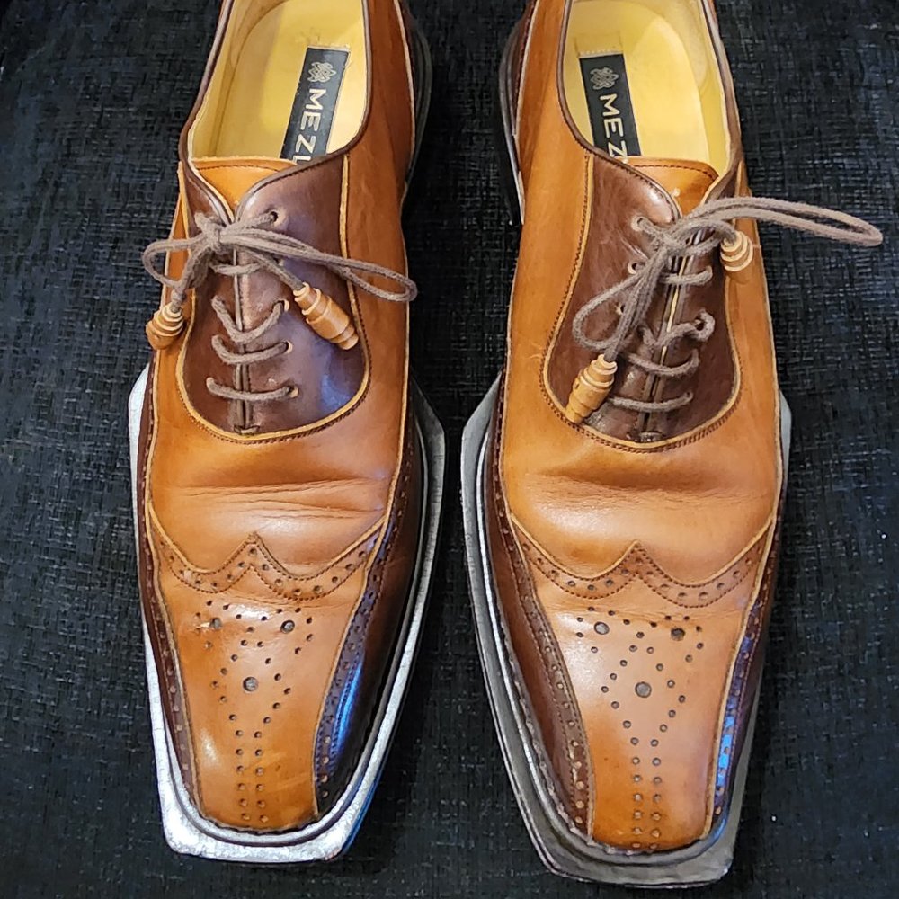 Mezlan Benante Suede Wingtip Derby - Luxury Men's Shoes main image 0